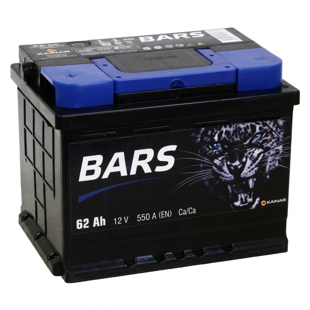 АКБ BARS 62 Ач 6СТ-62.1 VL АКБ BARS 62 Ач 6СТ-62.1 VL