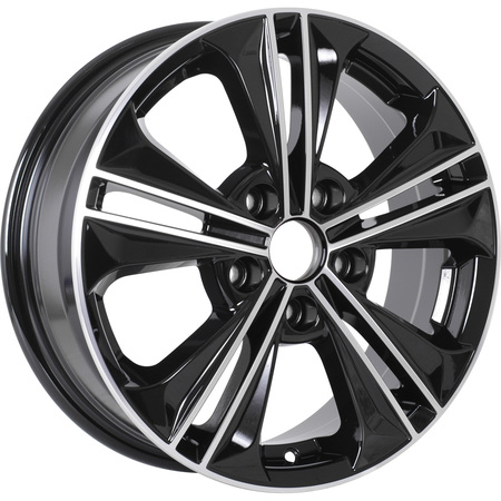 KDW KD1635 6x16 5*114,3 Et:43 Dia:67,1 Black_Front_Polished KDW KD1635 6x16 5*114,3 Et:43 Dia:67,1 Black_Front_Polished