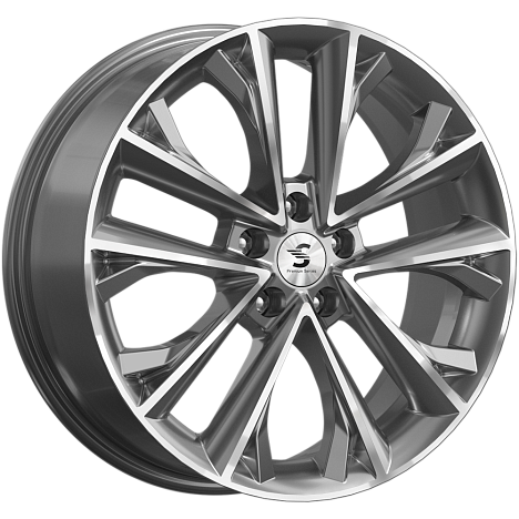 Premium Series КР012 7x18 5*114,3 Et:40 Dia:64,1 Diamond gloss graphite Premium Series КР012 7x18 5*114,3 Et:40 Dia:64,1 Diamond gloss graphite