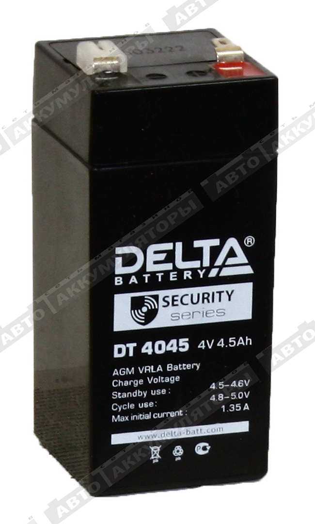 АКБ Delta 4,5 Ач 4 Вольт DT 4045 (47) АКБ Delta 4,5 Ач 4 Вольт DT 4045 (47)