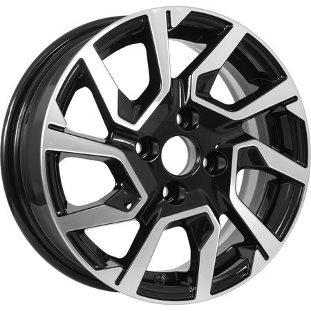 KDW KD1420 5,5x14 4*100 Et:40 Dia:60,1 Black_Front_Polished KDW KD1420 5,5x14 4*100 Et:40 Dia:60,1 Black_Front_Polished