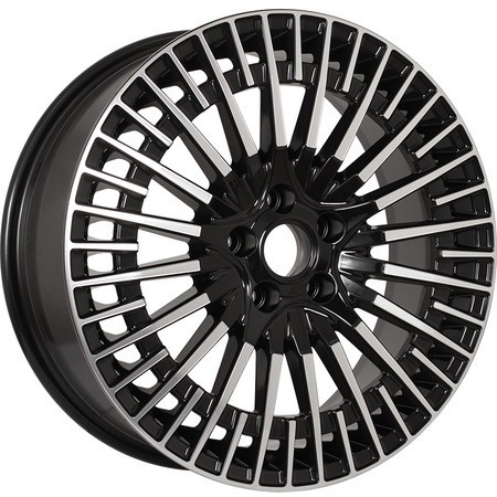 KDW KD1820 7x18 5*108 Et:33 Dia:60,1 Black_Front_Polished KDW KD1820 7x18 5*108 Et:33 Dia:60,1 Black_Front_Polished