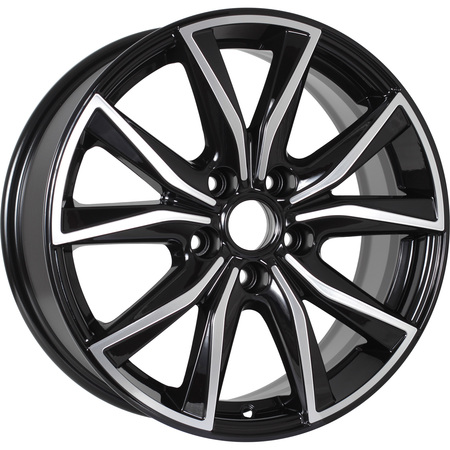 KDW KD1722 7x17 5*114,3 Et:45 Dia:67,1 Black_Front_Polished KDW KD1722 7x17 5*114,3 Et:45 Dia:67,1 Black_Front_Polished