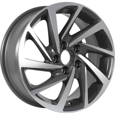 KDW KD1530 6x15 5*100 Et:38 Dia:57,1 Grey_Front_Polished KDW KD1530 6x15 5*100 Et:38 Dia:57,1 Grey_Front_Polished