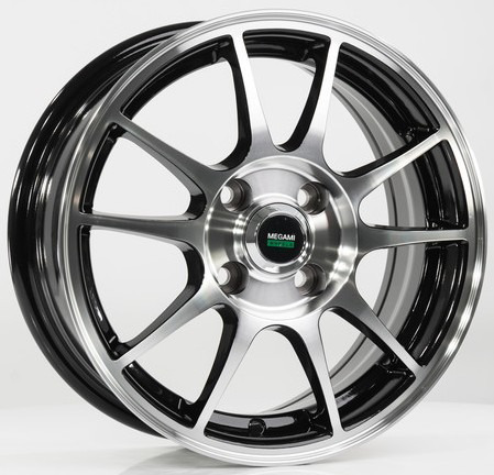 Megami MGM-5 6x15 5*100 Et:38 Dia:57,1 BKF Megami MGM-5 6x15 5*100 Et:38 Dia:57,1 BKF