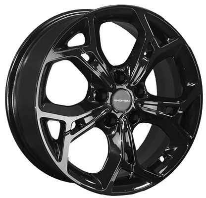 Khomen 1702 7x17 5*114,3 Et:37 Dia:66,6 Black Khomen 1702 7x17 5*114,3 Et:37 Dia:66,6 Black