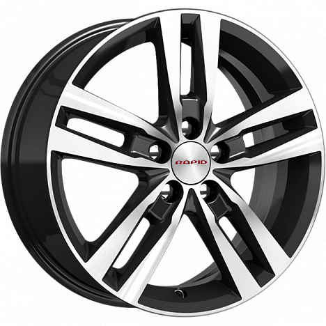K&K Rassvet 6,5x16 5*114,3 Et:40 Dia:66,1 Алмаз чёрный K&K Rassvet 6,5x16 5*114,3 Et:40 Dia:66,1 Алмаз чёрный