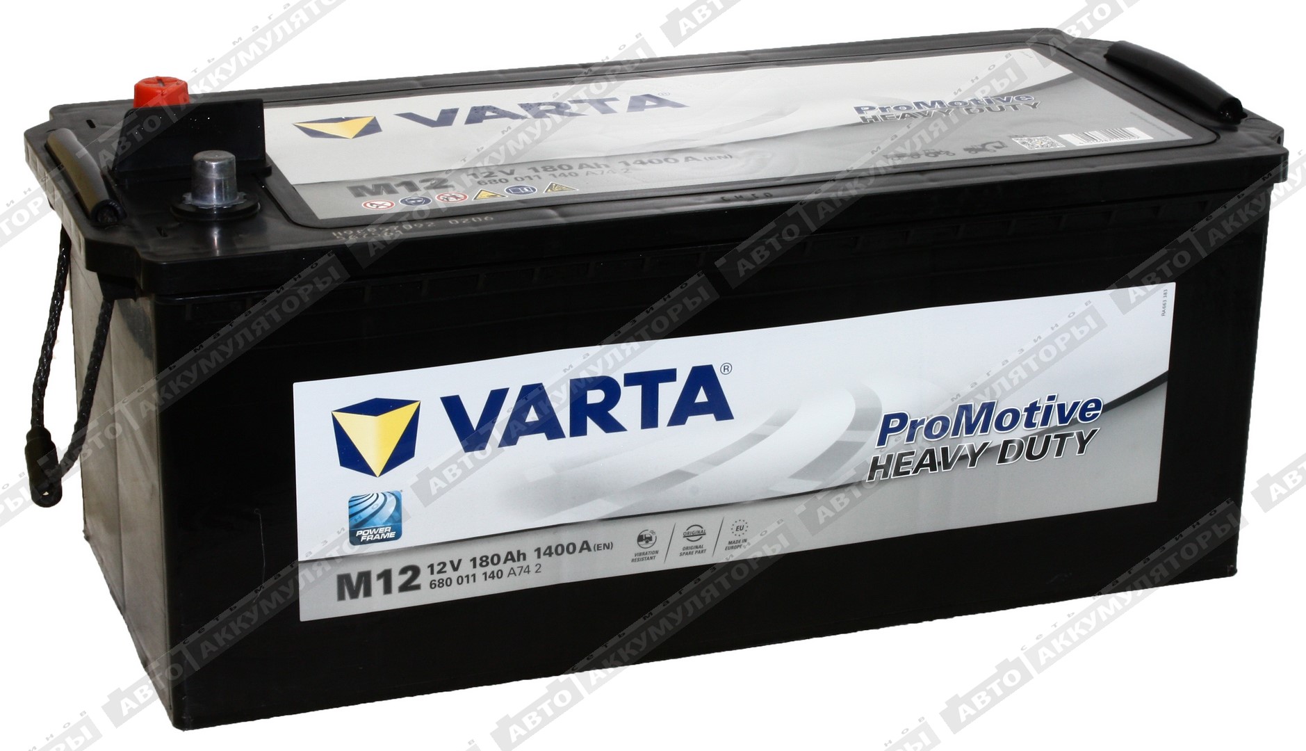 АКБ Varta 180 Ач о/п ProMotive HD 680 011 140 АКБ Varta 180 Ач о/п ProMotive HD 680 011 140