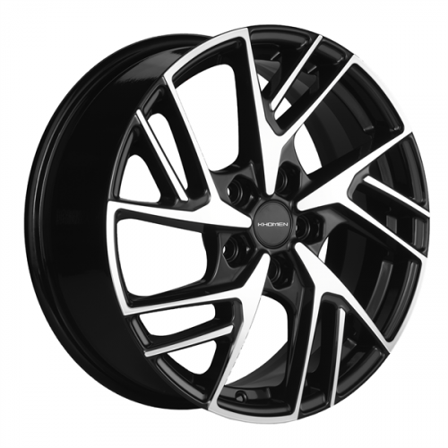 Khomen 1722 6,5x17 5*112 Et:38 Dia:57,1 Black-FP