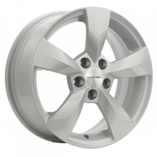Khomen 1504 6x15 5*100 Et:40 Dia:57,1 F-Silver Khomen 1504 6x15 5*100 Et:40 Dia:57,1 F-Silver