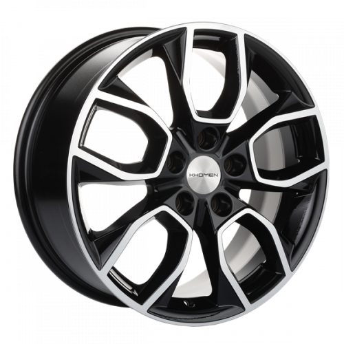 Khomen 1713 7x17 5*108 Et:50 Dia:63,35 Black-FP