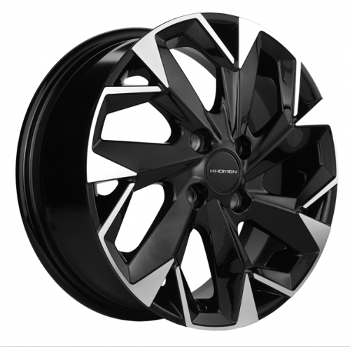 Khomen 1508 6x15 4*100 Et:40 Dia:60,1 Black-FP Khomen 1508 6x15 4*100 Et:40 Dia:60,1 Black-FP