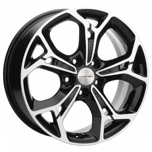 Khomen 1702 7x17 5*110 Et:46 Dia:63,3 Black-FP