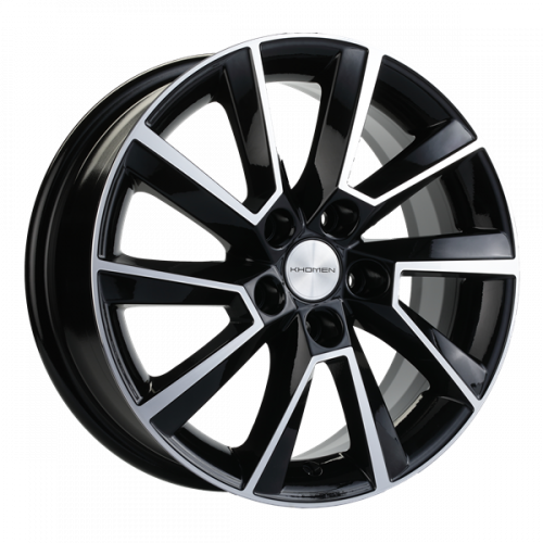 Khomen 1507 6x15 5*100 Et:37 Dia:54,1 Black-FP Khomen 1507 6x15 5*100 Et:37 Dia:54,1 Black-FP