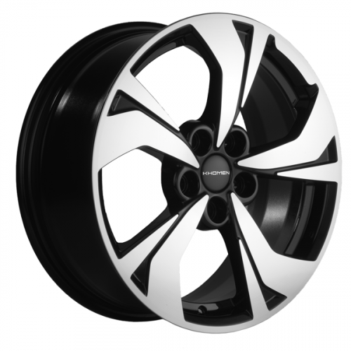 Khomen 1724 7x17 5*114,3 Et:45 Dia:60,1 Black-FP Khomen 1724 7x17 5*114,3 Et:45 Dia:60,1 Black-FP