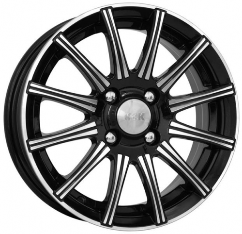 K&K Сиеста 6x15 5*100 Et:38 Dia:57,1 алмаз черный