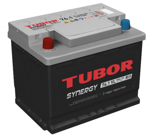 АКБ 6СТ - 76 Ач TUBOR SYNERGY VL АКБ 6СТ - 76 Ач TUBOR SYNERGY VL