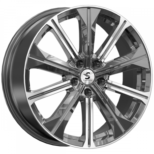 Premium Series КР013 7x19 5*108 Et:36 Dia:65,1 Diamond gloss graphite