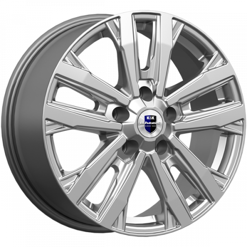 K&K Мичиган 8x18 5*130 Et:43 Dia:84,1 дарк платинум