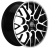 Khomen KHW1818 7x18 5*112 Et:45 Dia:57,1 Black-FP Khomen KHW1818 7x18 5*112 Et:45 Dia:57,1 Black-FP