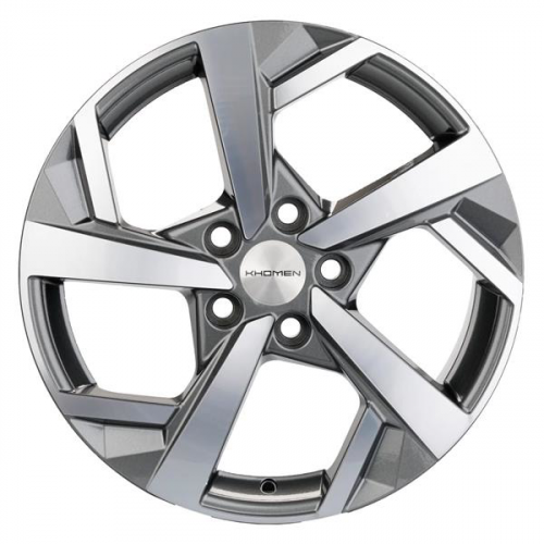 Khomen 1712 7x17 5*114,3 Et:45 Dia:66,1 Gray-FP Khomen 1712 7x17 5*114,3 Et:45 Dia:66,1 Gray-FP