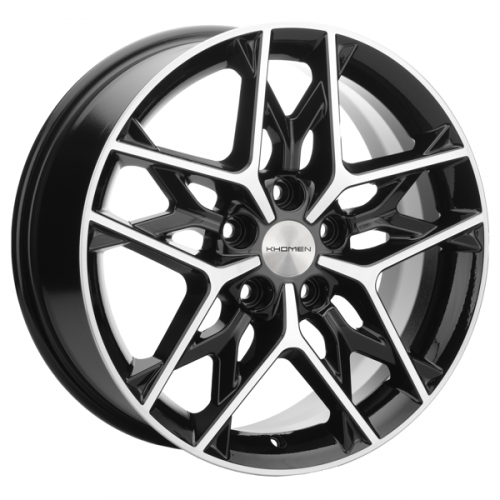 Khomen 1709 7x17 5*114,3 Et:40 Dia:57,1 Black-FP Khomen 1709 7x17 5*114,3 Et:40 Dia:57,1 Black-FP