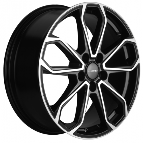 Khomen KHW1816 7x18 5*112 Et:43 Dia:57,1 BLACK-FP Khomen KHW1816 7x18 5*112 Et:43 Dia:57,1 BLACK-FP