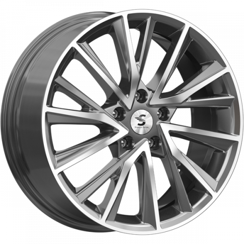 Premium Series КР010 7,5x18 5*114,3 Et:39 Dia:60,1 Diamond Gloss Graphite Premium Series КР010 7,5x18 5*114,3 Et:39 Dia:60,1 Diamond Gloss Graphite