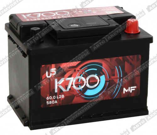 АКБ K700 MF 60 Ач о/п 6СТ-60.0 (низкая)