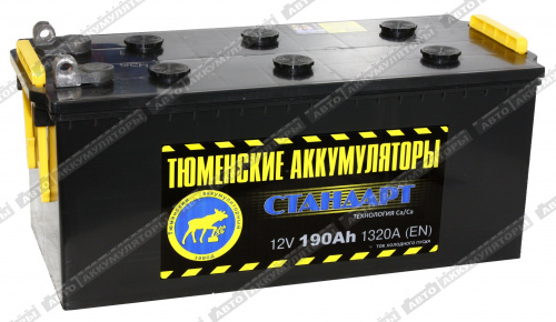 АКБ Тюмень 190 Ач 6СТ-190L Standard (болт)